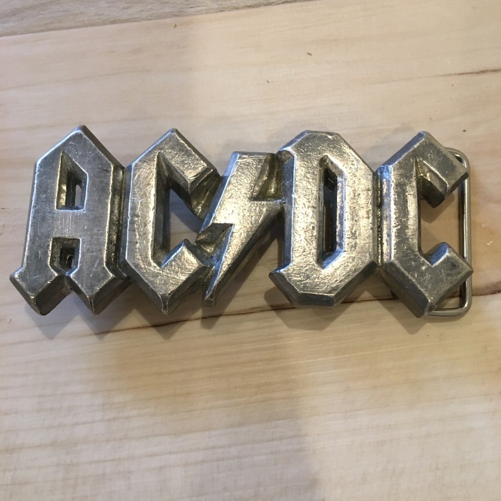 Awesome AC⚡️DC Belt Buckle 🤘